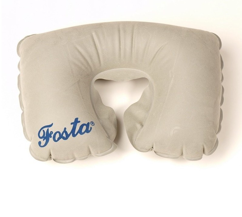 Подушка под голову надувная Fosta F 8052 Серая для путешествий купить в OrtoMir24